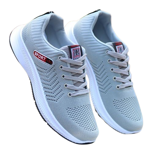 Men's Breathable Sports Shoes-Gray