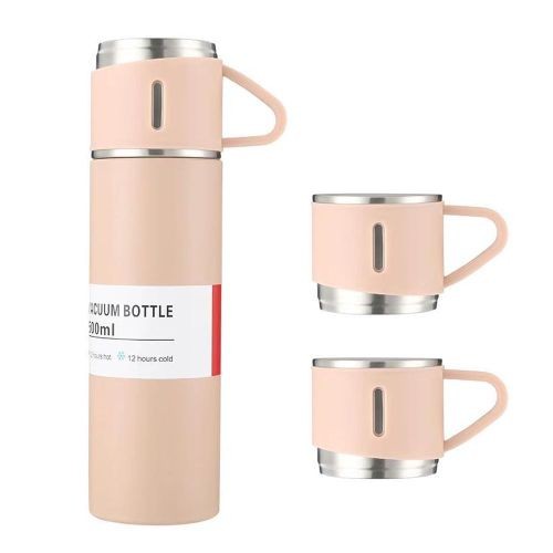 Double Layer Stainless Steel Vacuum Insulated Water Bottle Coffee Mug Thermal Bottle 12H Keeps Hot and Cold Leakproof Suitable for Home Office Outdoor Travel
