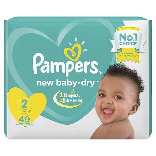 Pampers High Count S2 (3-8)kg 40s