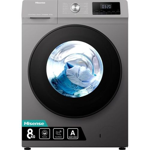 Hisense 8Kg Washer & 5Kg Dryer Combo Front Loading Washing Machine- Grey