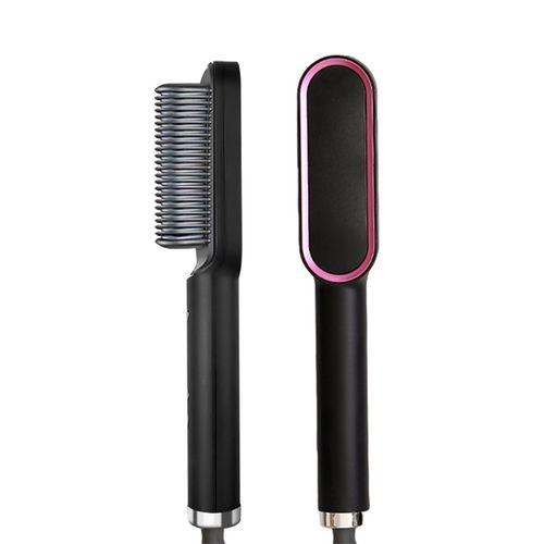 Dropshping 2 in 1 Hair Straightener Curler Brush Styler Comb-B WITHOUT BOX