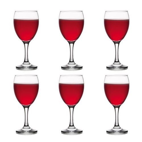 6 Pieces of 300ml Juice, Wine Glasses
