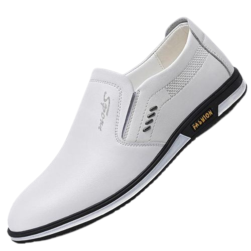 Men's Business Shoes - White