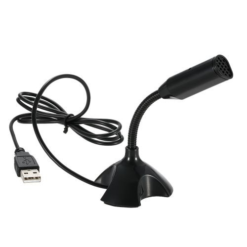 USB Desktop Microphone 360° Adjustable Microphone Support