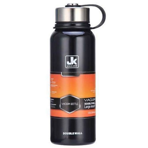 JK Stainless Steel Vacuum Bottle Flask 1.5 Litres-Black