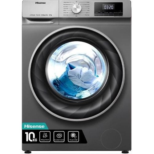 Hisense 10KG Automatic Front Load Washing Machine -Silver Grey