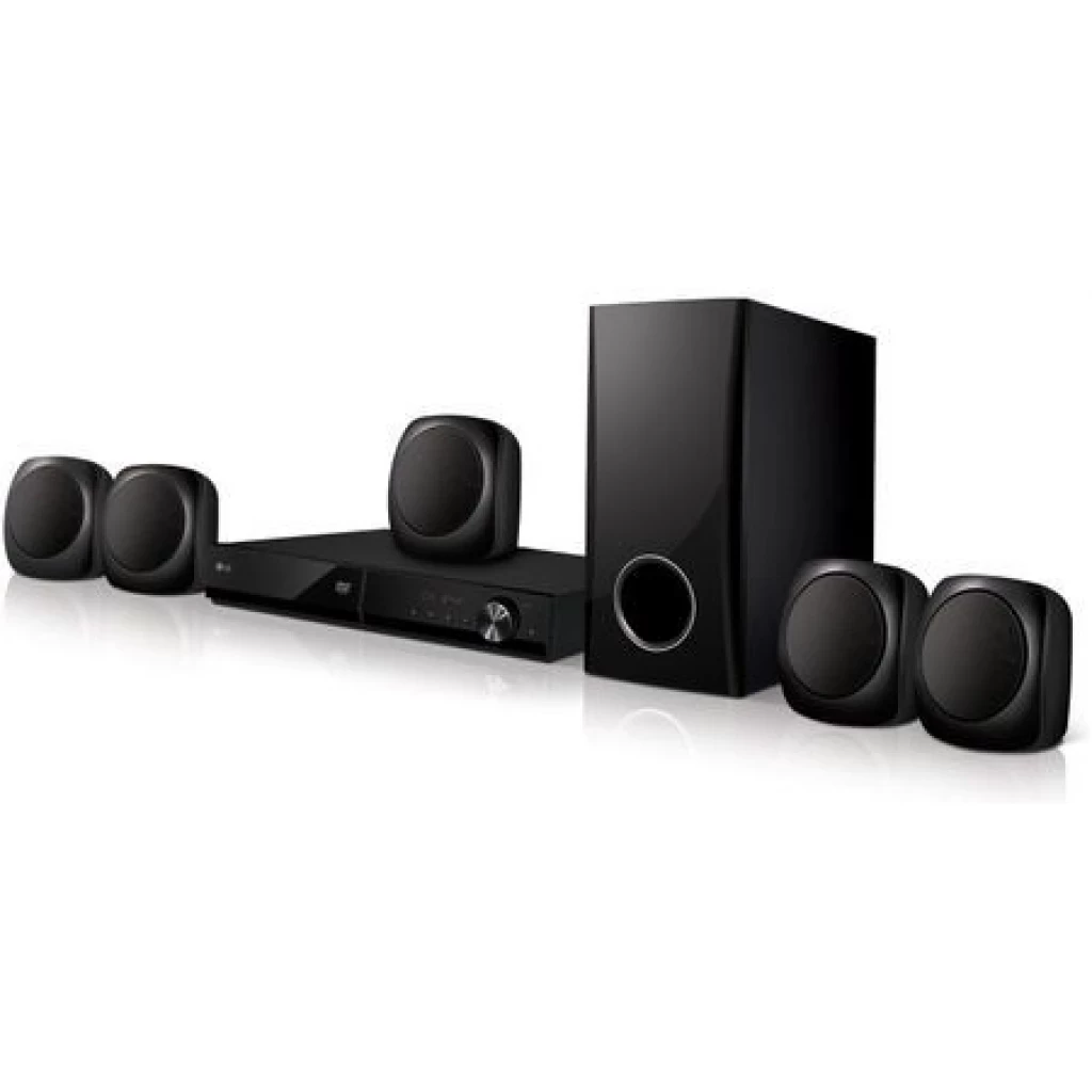 5.1-Channel DVD Home Theater Speaker System, Black, LG LHD 427 Ultra Bass Bluetooth