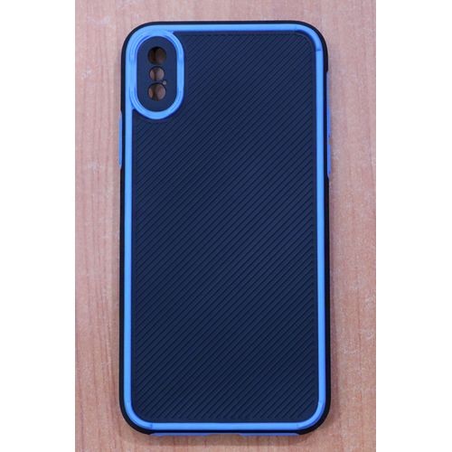 iPhone X Back Cover - Black, Blue