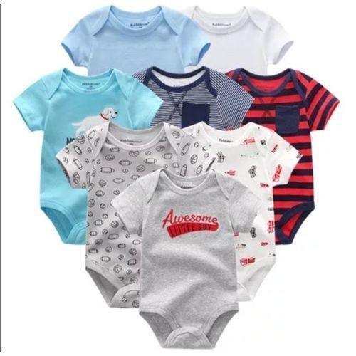 5 Piece Baby Overall Bodysuits - Multiple Designs