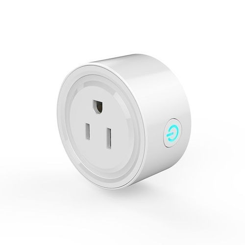 "WiFi Mini Smart Socket with Remote Control and Voice Assistant Compatibility"