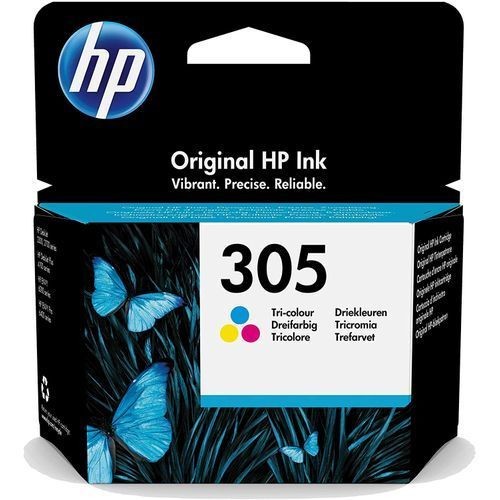 HP 305 Ink Cartridge, Single Pack - Tri-Color