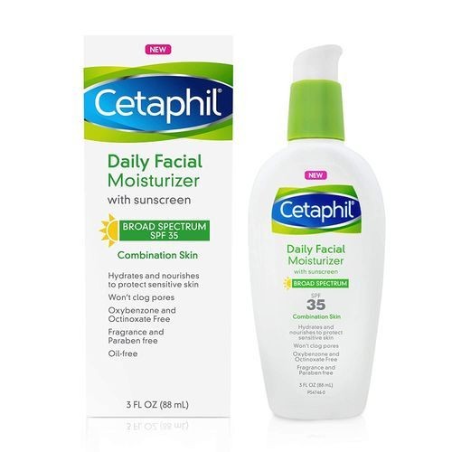 Cetaphil Facial Moisturizer With SPF 35, For Dry Or Oily Combination Sensitive Skin, 3oz