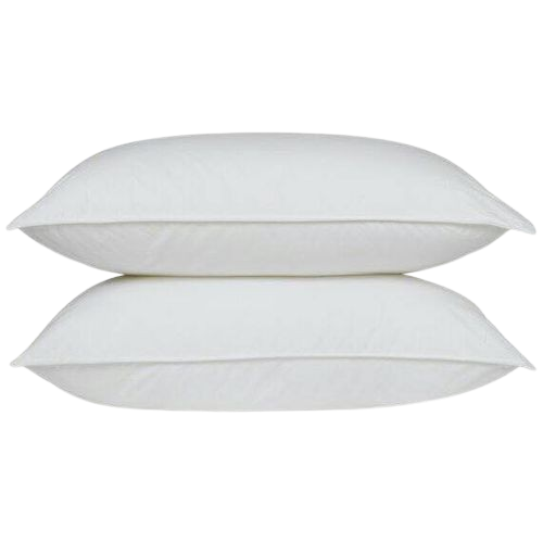 Big Fibre Pillows Pair (2pcs) -White