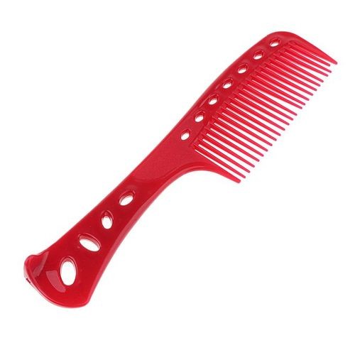 Wide Tooth Comb Detangling Hair Brush, Hair Styling Comb For Long Red