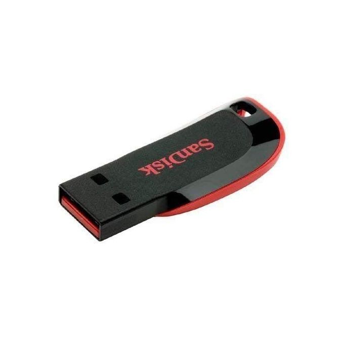 an disk 16GB San disk 2.0 Cruzer blade Flash Disk - Red,Black