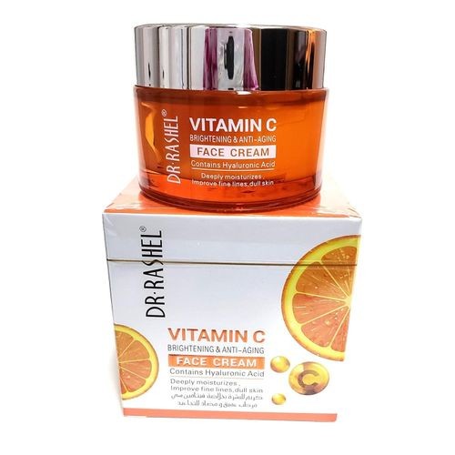 DR Rashel Vitamin C Face Cream - Hyaluronic Acid , Anti Aging and Collagen Moisturizing Strawberry Mask 50g