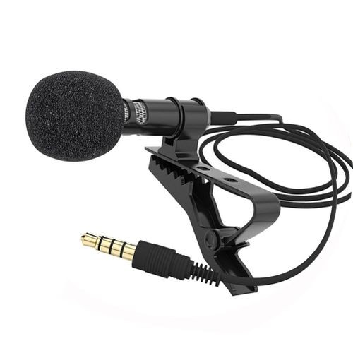 3.5mm Portable Mini Clip Lapel Lavalier Microphone Audio