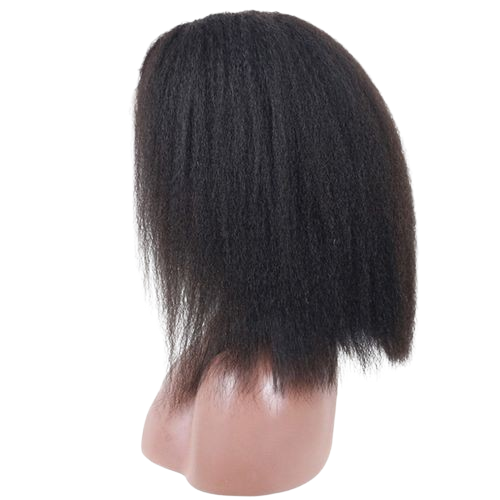 Women's medium short straight wig