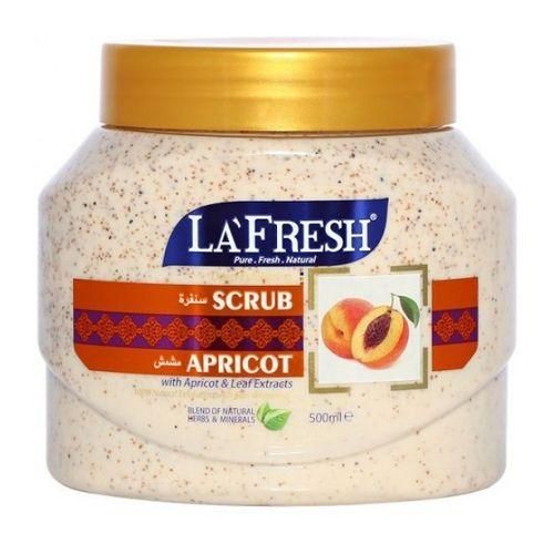 Lafresh Exfoliating Face & Body Scrub Apricot Skin Tonic 500ml