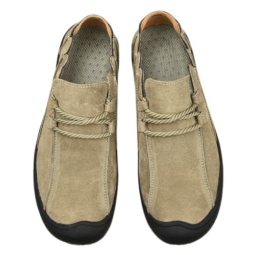 Men's Loafers Suede Leather Casual Ankle Shoes 38-48