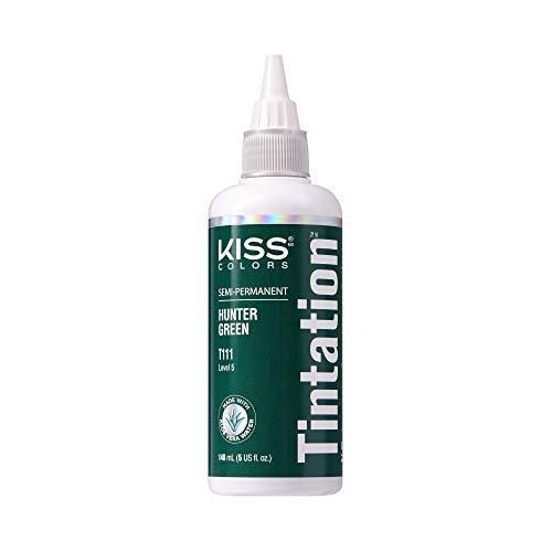 Kiss Beauty Tintation Semi-Permanent Hair Color Treatment 148 mL (5 US fl.oz) (Hunter Green)