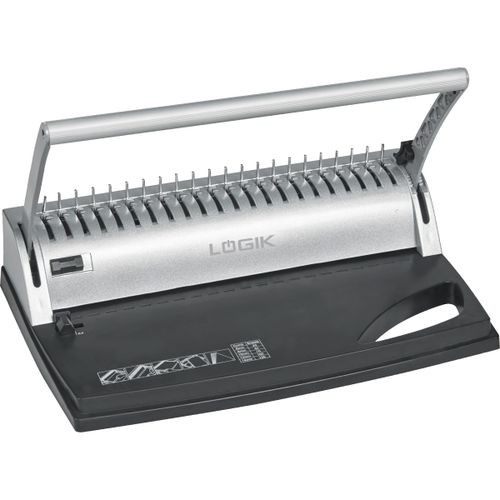 Logik CB0021 Comb Binding Machine -Silver/Black