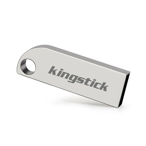 King-stick Portable 4-128GB Metal U Disk Flash Drive-Silver