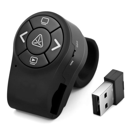 Finger ring style remote controller, 2.4Ghz wireless presenter