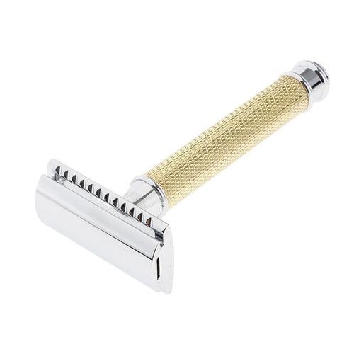 Traditional Classic Mens Safety Double Edge Razors Beard Golden