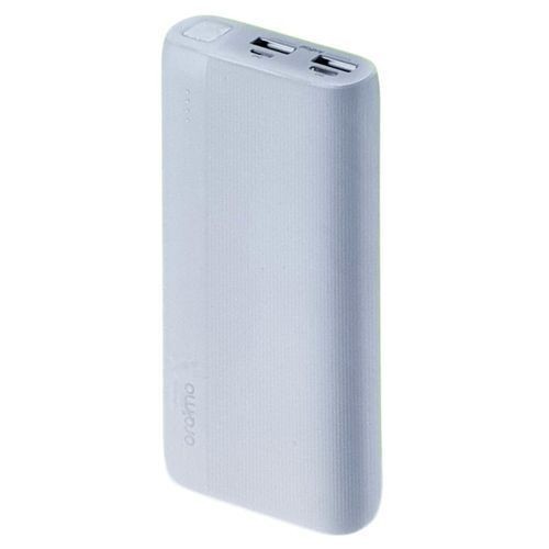 Oraimo Traveler 4 20000mAh 2.1A Triple Ports Fast Charging LED Power With Torch - White