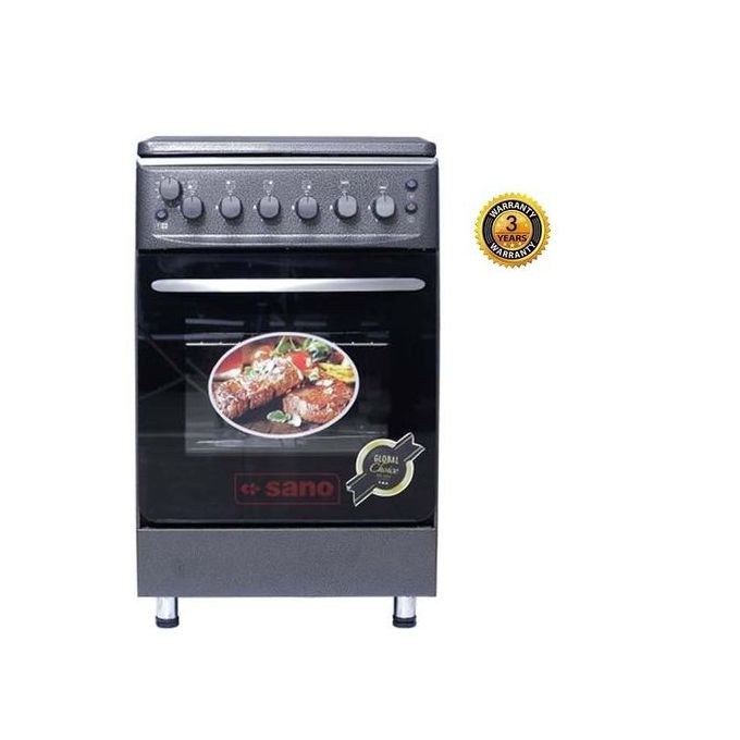 Sano 55X55 Full Gas Cooker With Rotisserie - Brown