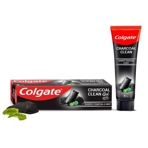 "Colgate Charcoal Clean Black Gel Toothpaste, Bamboo Charcoal & Wintergreen Mint Formula for Plaque Removal and Fresh Mouth Experience - 120g"