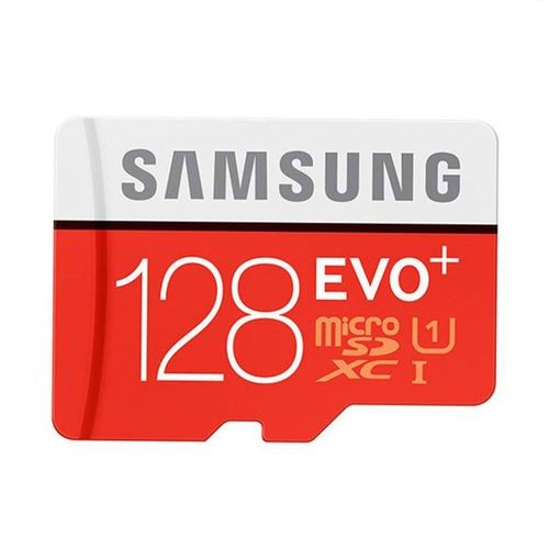 Samsung 128GB Memory Card Micro SD Card - Red