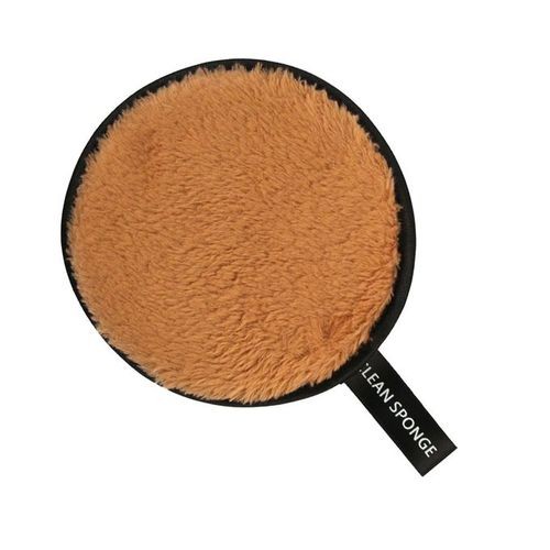 Round Facial Washing Remover Pad Face Beauty Cleaning Brown