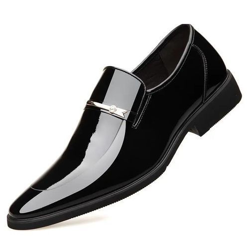 Men's New Fashion Work Formal Leather Shoes-Black Formal Shoes