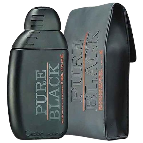 Pure Black Perfume For Men - 100ml - Black