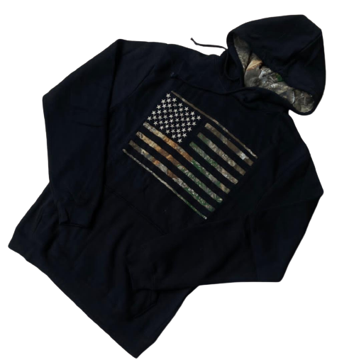 Camo Stars & Stripes" hoodie