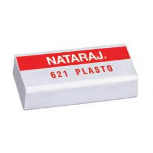 White 621 Nataraj Rubber Eraser, Packaging Type: Box