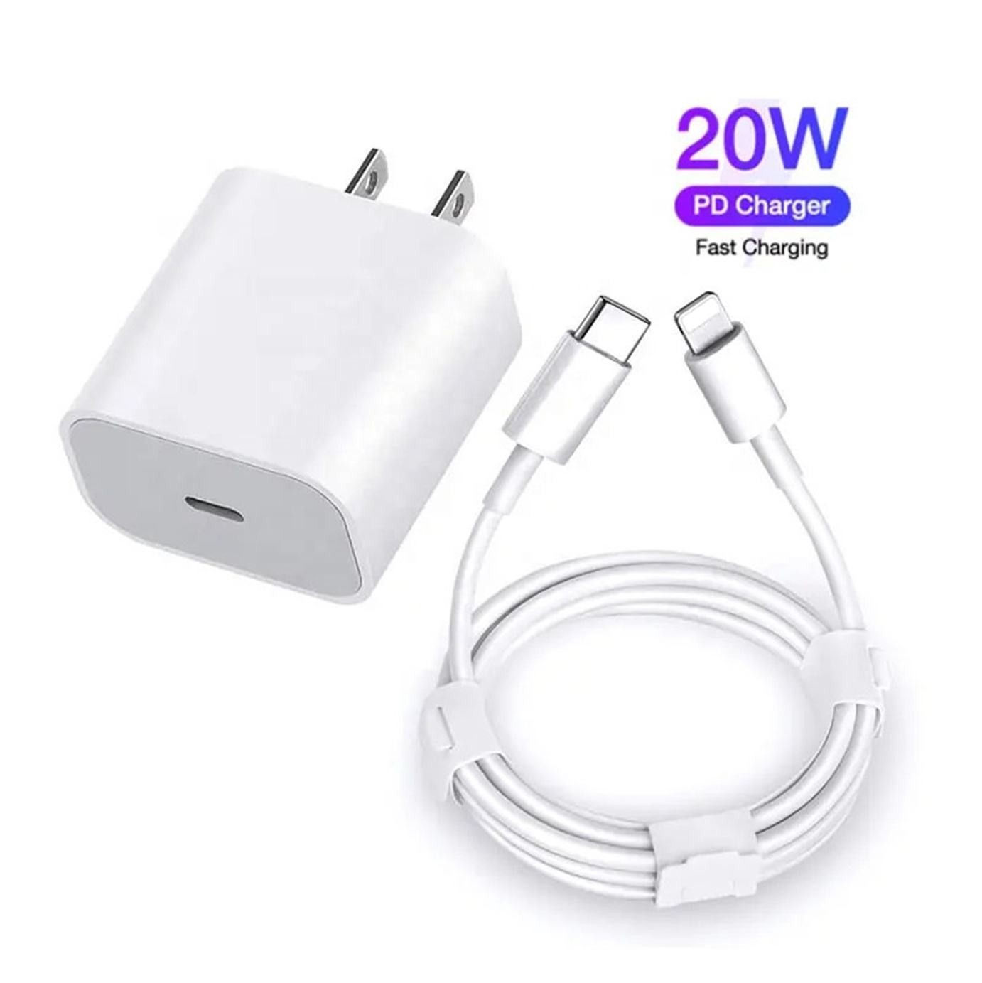 Original iPhone 20W charger EU US Plug PD Apple Charger type-C fast charging