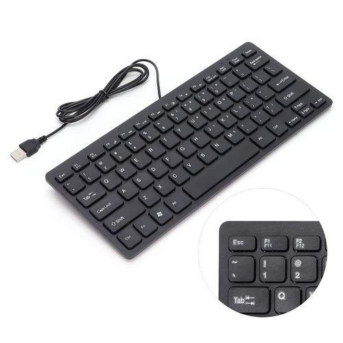 78 Keys USB Wired Keyboard Mini Keyboard