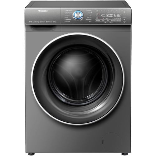 Hisense 12kg Front Load Washing Machine-Grey
