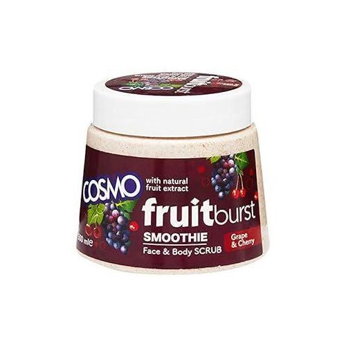 Cosmo Grape & Cherry Fruit Burst Body & Face Scrub- 500ML