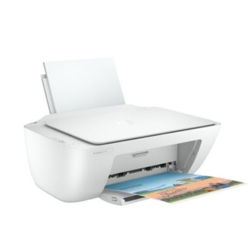 Hp Genuine Colour DeskJet 2320 All-in-One Printer Copy, Scan,Print +2 Starter Catridges Black And White Plus Afree USB Printer Cable - White