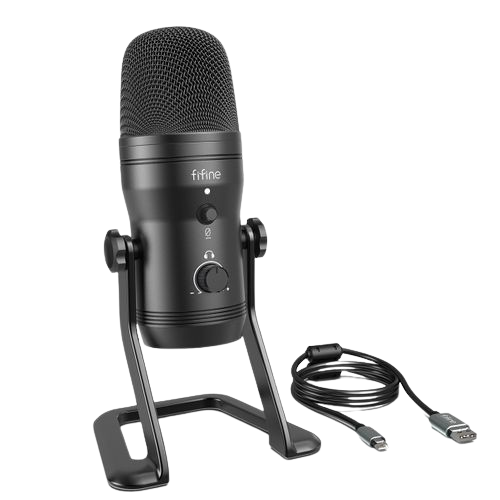 "K690 USB Podcast Microphone: Versatile Mic for PC/PS4, 4 Pickup Patterns for Vocals, Gaming, ASMR, Zoom-cl"